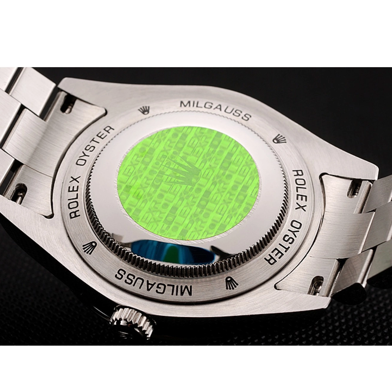 Aaa replica watch Stainless 1453967 White Day-Date Bracelet Rolex Case Steel Diamond Swiss Dial 0804